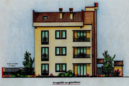 2000 - Progetto di edificio a destinazione residenziale a Monza