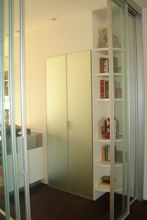 2006-2007 Progetto di ristrutturazione di attico a Milano, pratica edilizia, D.L., progettazione di interni ed esecutivo arredi