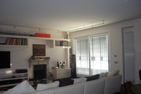 2006-2007 Progetto di ristrutturazione di attico a Milano, pratica edilizia, D.L., progettazione di interni ed esecutivo arredi